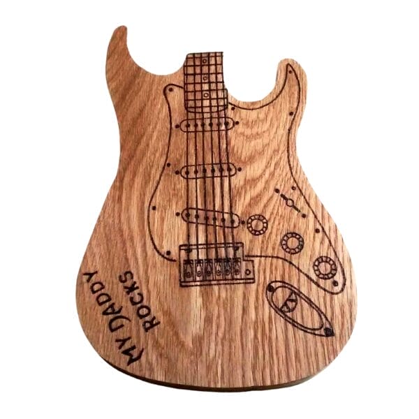 Guitar-shaped-personalised-chopping-board