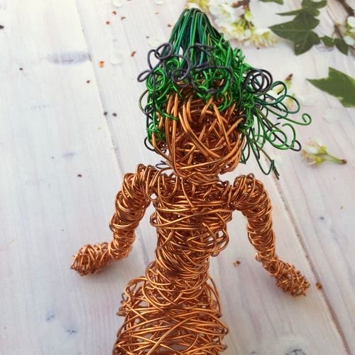 Mermaid-wire-sculpture-front-view