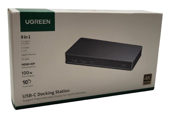 Image shows the outer box for the UGREEN Revodok Pro 209.