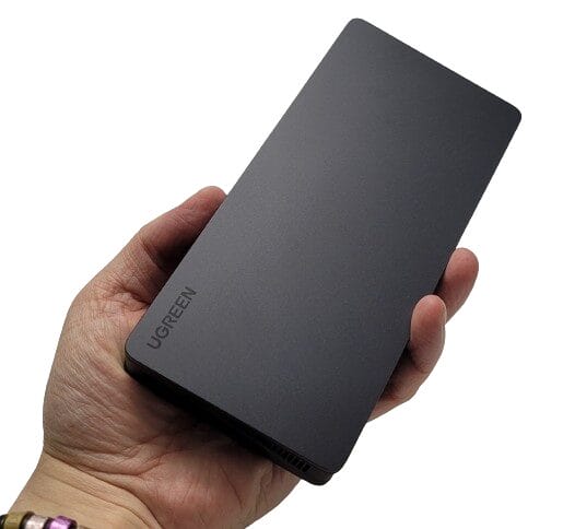 UGREEN Revodok Pro 209 Image shows the UGREEN Revodok Pro 209 being held in my left hand.