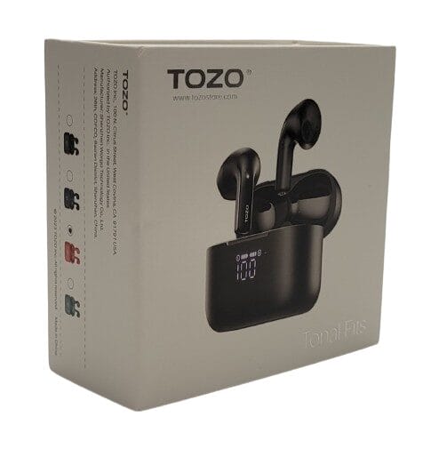 Image shows the outer box of the TOZO Tonal Fits T21.