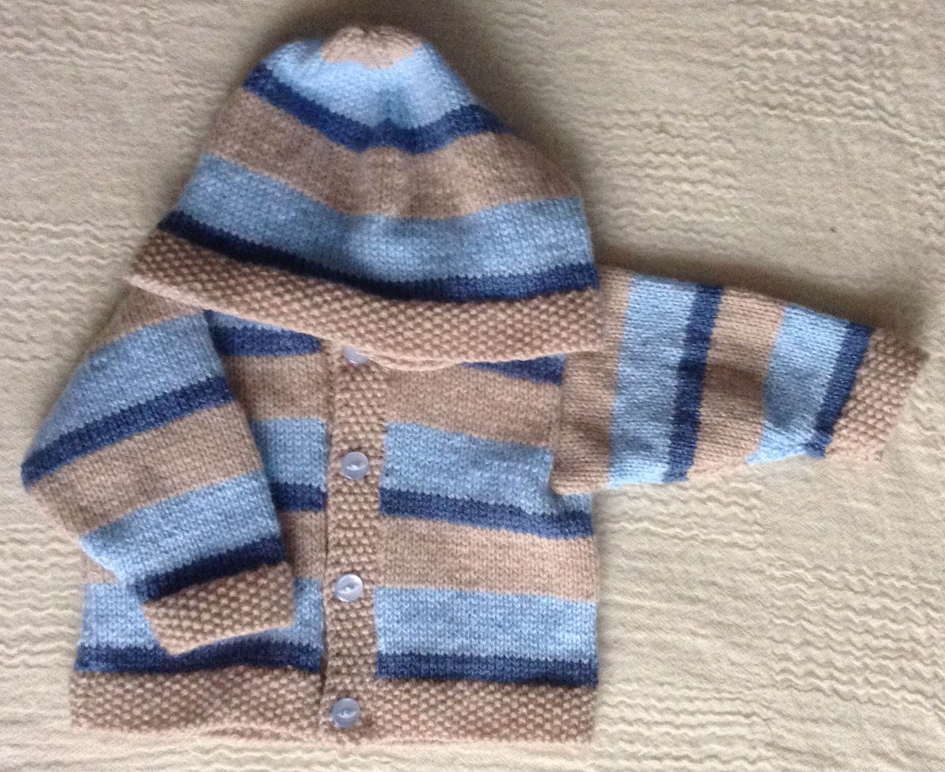 Blue-and-beige-striped-hoodie-1