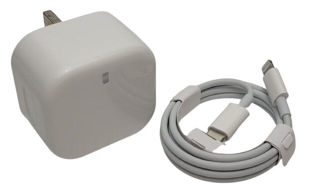 Image shows the included contents, which is a plug and cable.