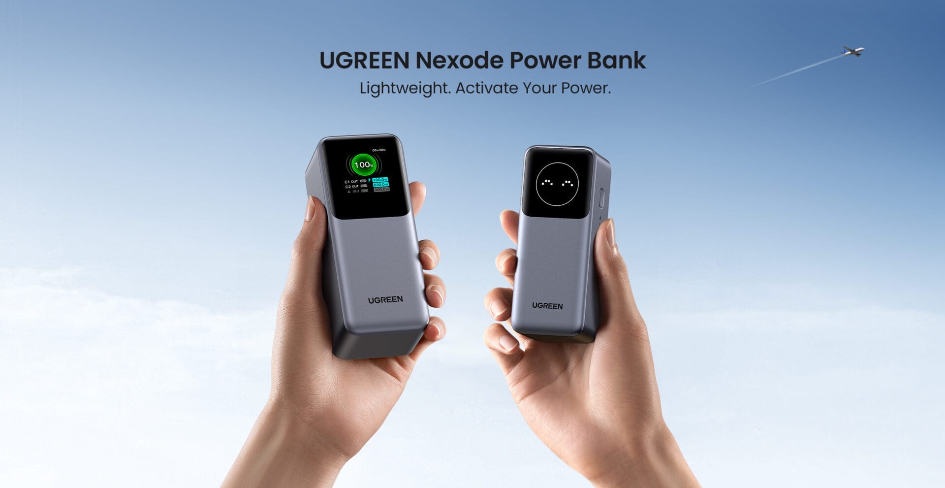 スマホアクセサリー ugreen nexodeFastChargingPowerBank 130W UGREEN Nexode Power Bank Fast Charging 20000mAh 130W 3-Way