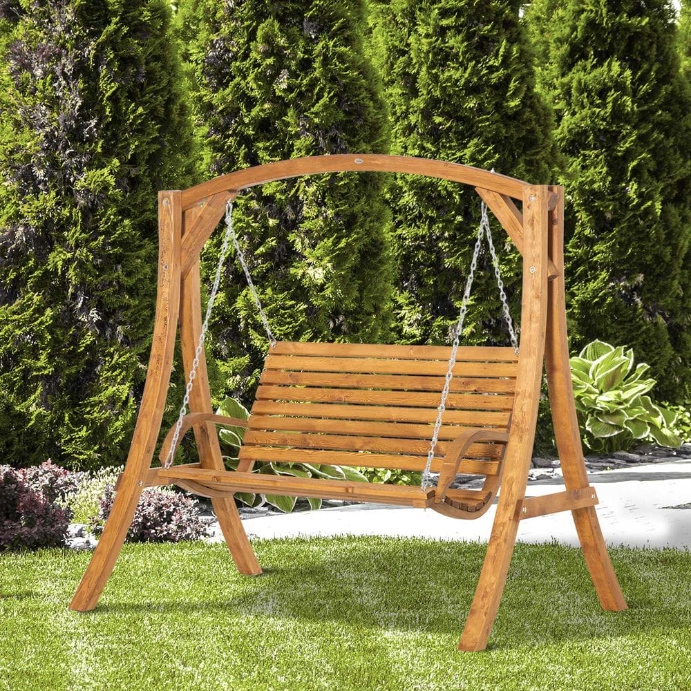 Wooden-2-Seater-Garden-Swing-Bench-Outdoor-Deck-Seating-1