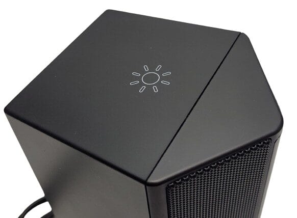 Image shows the touch sensitive control button. 