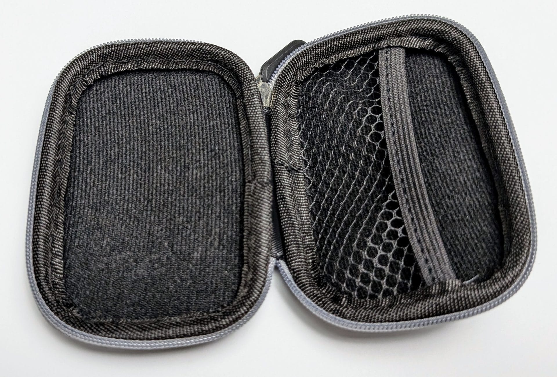 Image shows the internal layout of the supplied pouch storage.