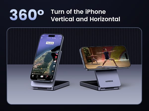 Image shows the orientation of the charger for a phone.