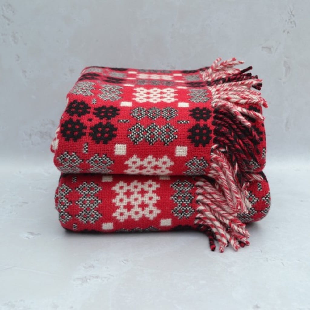 Welsh-blanket-Draig-Goch